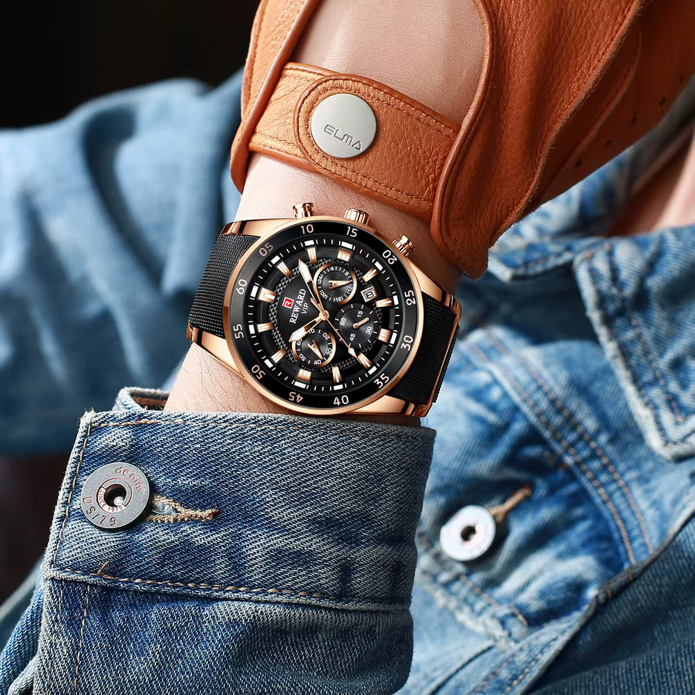 Reword VIP Watch worn on wrist lifestyle shot